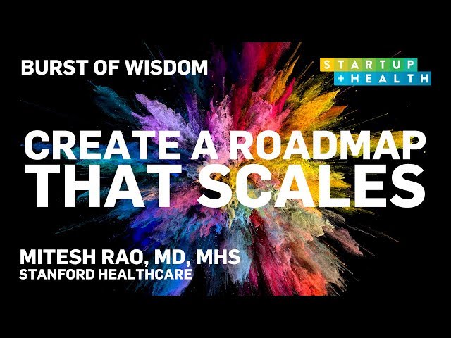 Create a Roadmap That Scales – Dr. Mitesh Rao's Burst of Wisdom