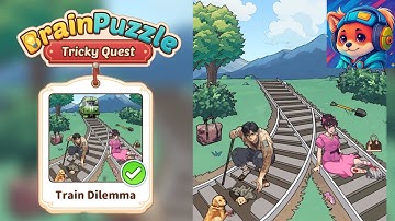 Brain Puzzle Tricky Quest Level 66 Train Dilemma | Make a choice save a life Walkthrough & Solution
