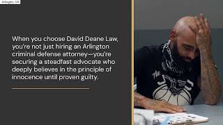 Arlington Criminal Defense Lawyer | Arlington, VA | David Deane Law