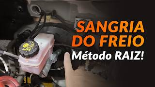Como fazer a sangria RAIZ do freio pelo pedal?