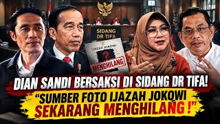 DIAN SANDI DI SIDANG DR TIFA, AKUI JOKOWI TAK BERKUMIS DAN BERKACAMATA !