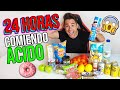 24 HORAS COMIENDO ÁCIDO - All day eating acid food flavor MAYDEN