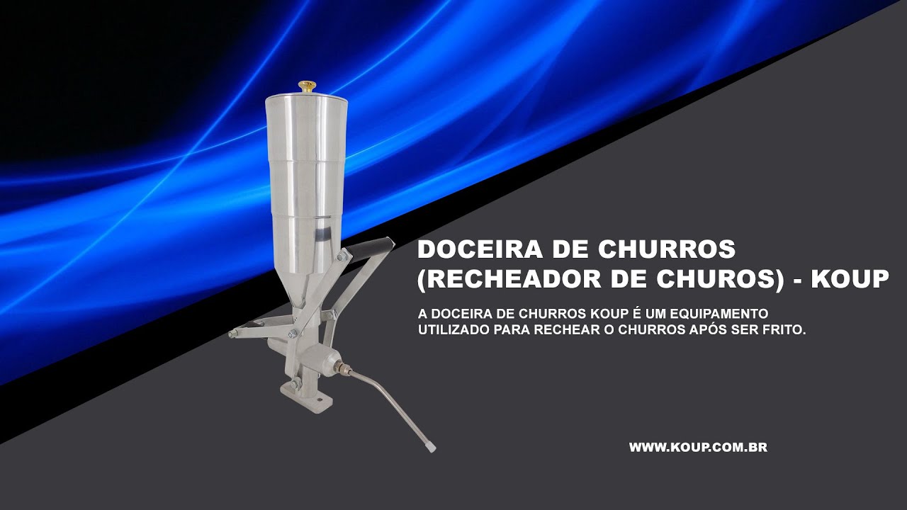 🔹 Doceira de Churros 2 Litros (Recheadeira  / Recheador de Churros) - Koup