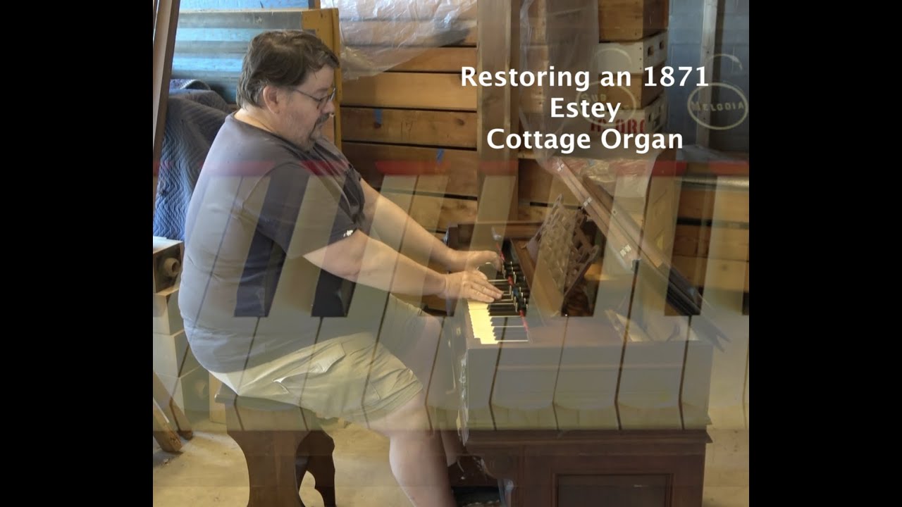 Casey Pratt 1871 foot pump Estey Cottage Organ harmonium restoration