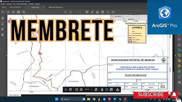 👀 ¡NO TE LO PIERDAS! Crea un membrete en ArcGIS Pro en 5 MINUTOS