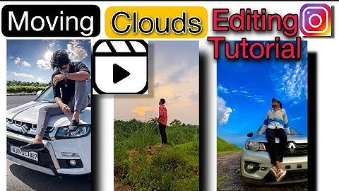 Cloud Moving Photo/Video Editing Tutorial | Instagram Reel Viral Video Editing | Make Running Clouds
