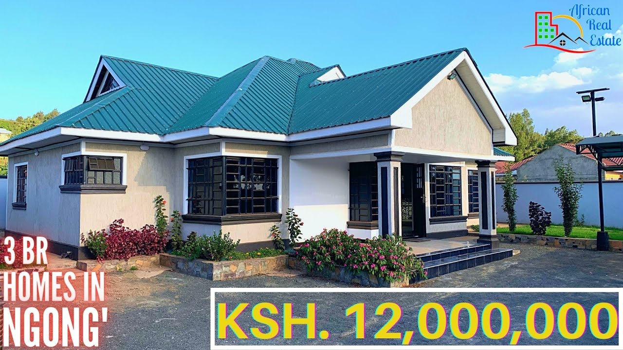 Touring a CLASSY 3BR Bungalow in KIBIKO Ngong Kenya- The BEST IN ITS CLASS -   @ $120,000