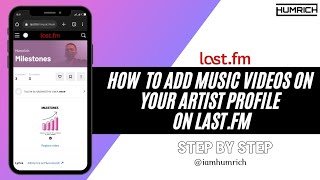 How To Add Music Videos On Your Artist Profile On Last.Fm screenshot 2