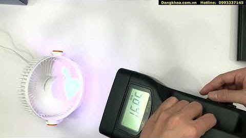 Hướng dẫn sử dụng máy đo tốc độ vòng quay DT-2199 của hãng Lutron