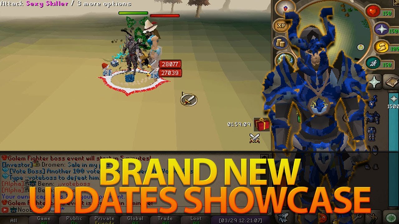 Brand new updates showcase *NEW SEXY SKILLER BOSS* + Big Giveaway [Genesis RSPS]
