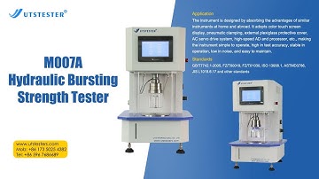 M007A Hydraulic Bursting Strength Tester（Replace the Fixture and Membrane）