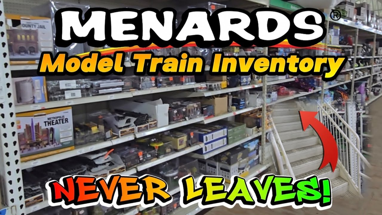 Search Menards Inventory Menards HO & O Gauge Model Train Inventory NEVER LEAVES! | Spring 2026 ...