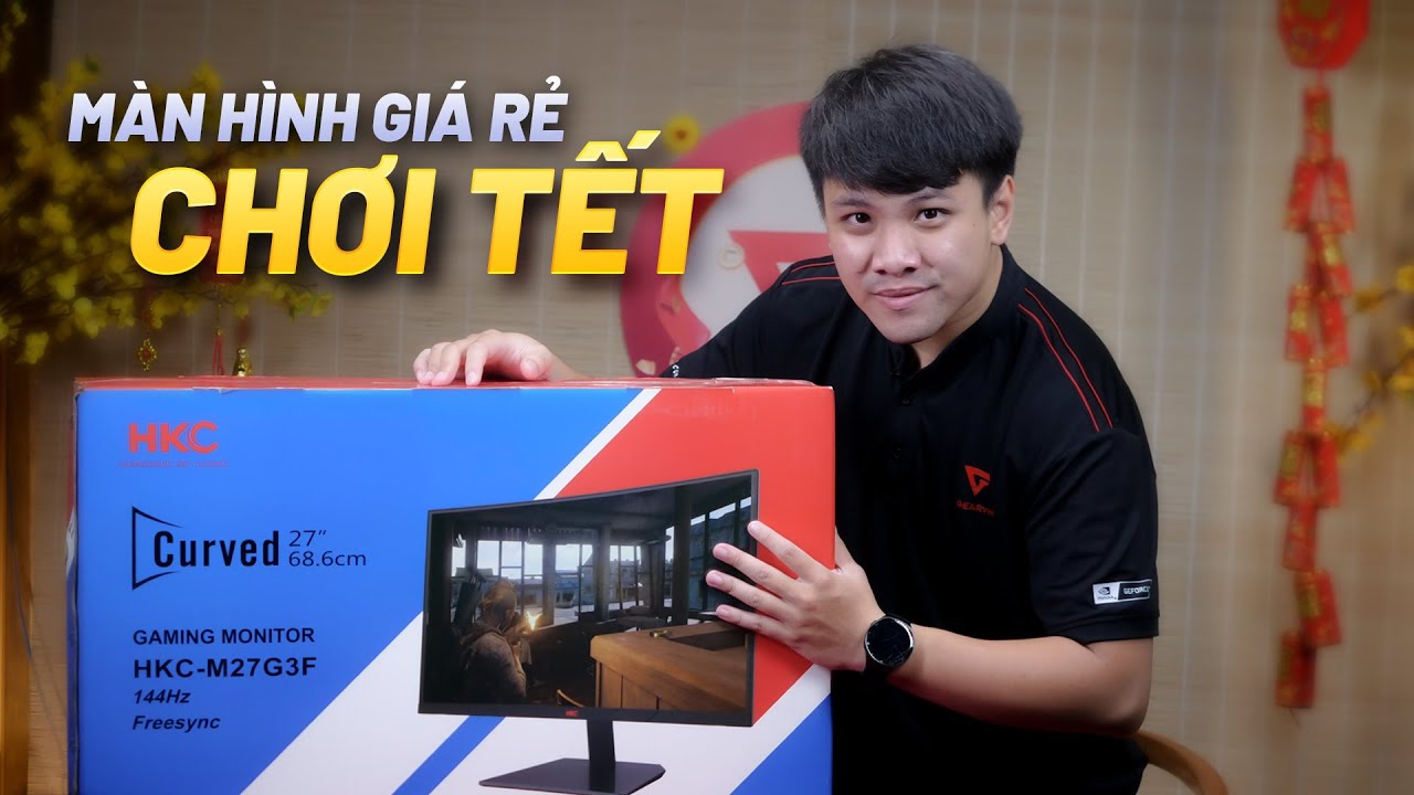 Màn hình cong tạo cảm giác đắm chìm khi chơi game năm 2026