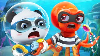 Super Rescue Team Ep 16 - The Mysterious Thief Babybus Tv - Kids Cartoon