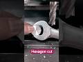 Hexagonal Bolt cutting #trending #shorts #machine