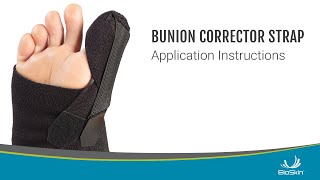 Bunion Corrector Strap Application Instructions