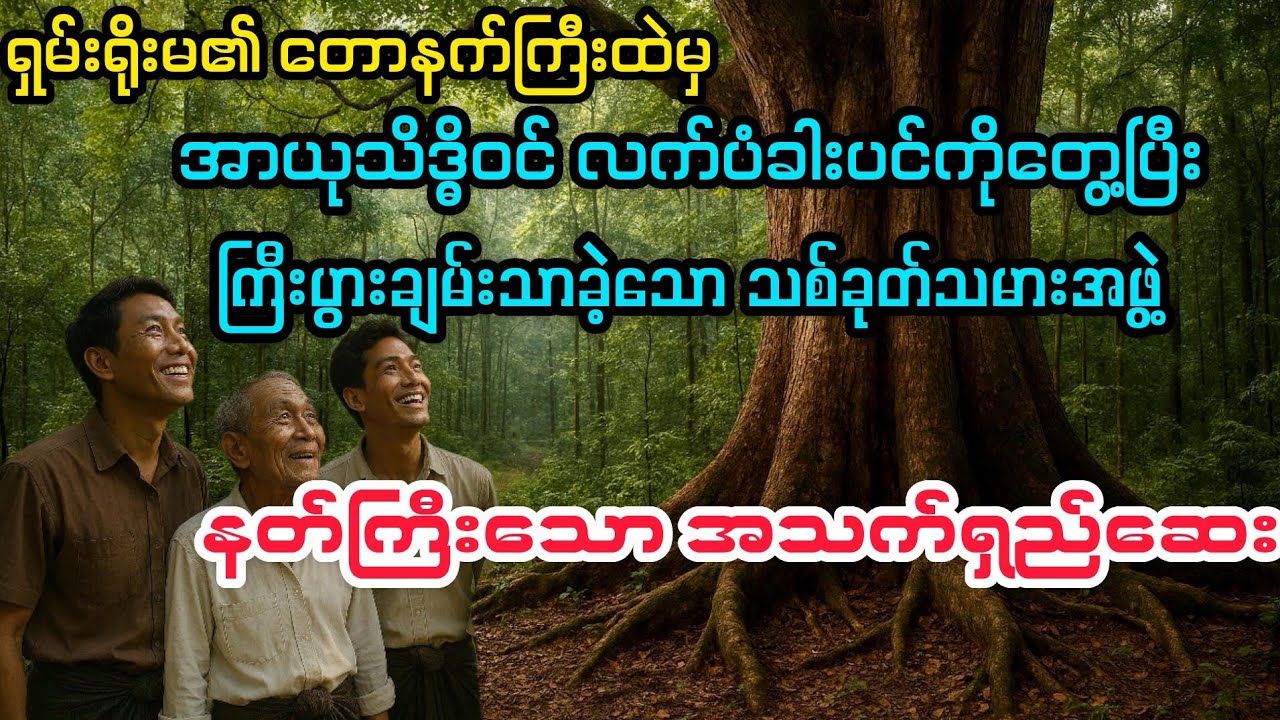 (နတ်ကြီးသော အသက်ရှည်ဆေး) #myanmaraudiobook #audiobook #@BurmeseHorror 