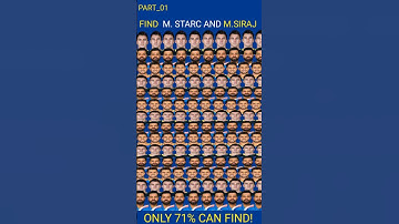 can you find 👀mitchell starc and mohammed siraj🕵🏽#cricket #mohommadsiraj #mitchellstarc #shorts