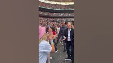 Paul McCartney Dancing At Taylor Swift S The Eras Tour Show At Wembley Stadium Show 