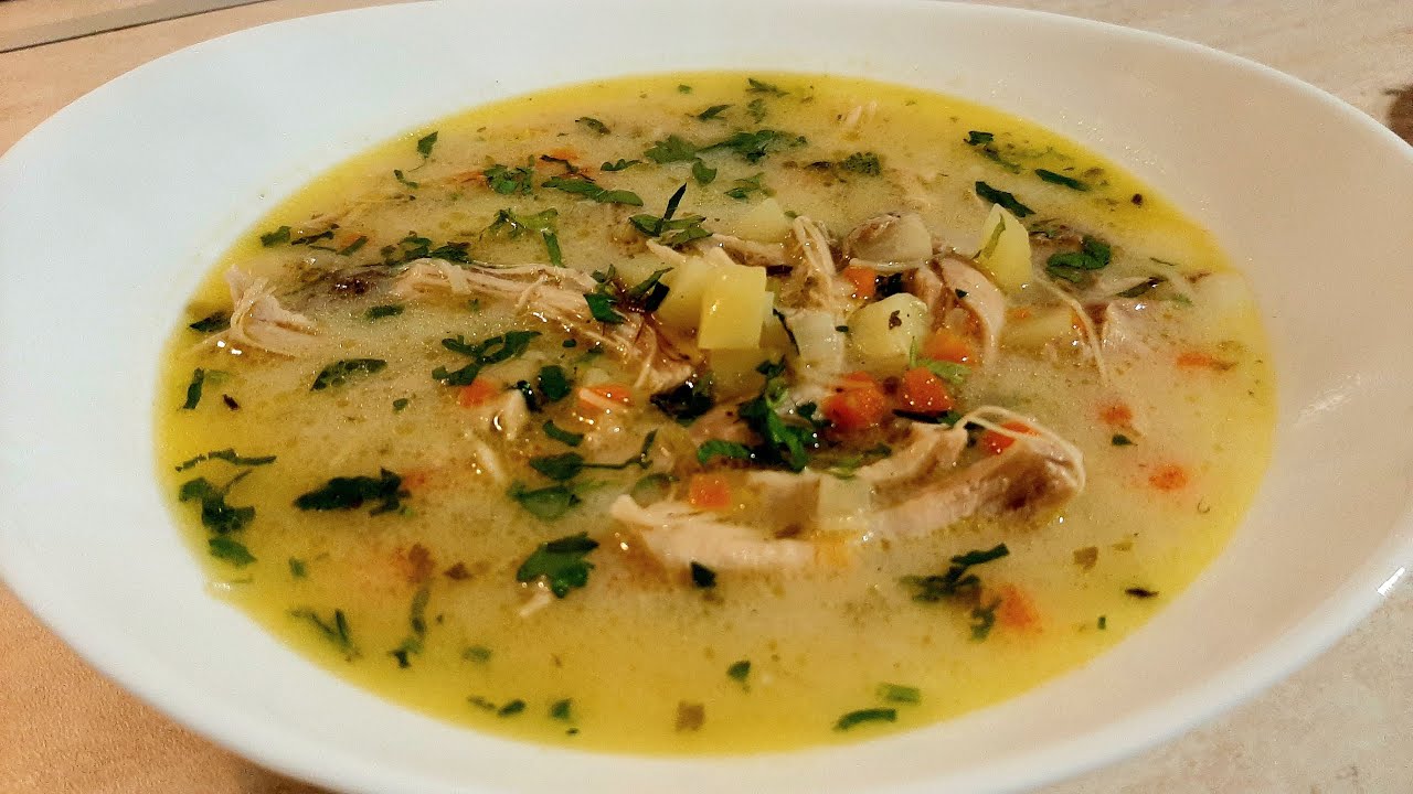 Домашна пилешка супа със застройка