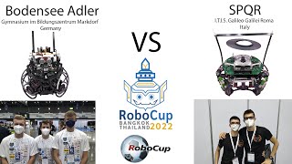 RoboCup 2022 Bangkok Soccer Light Weight Final