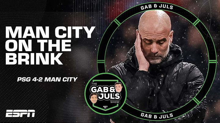 'MAN CITY COULDN'T GET NEAR PSG!' Pep Guardiola's side ON THE BRINK of UCL EXIT! | ESPN FC
