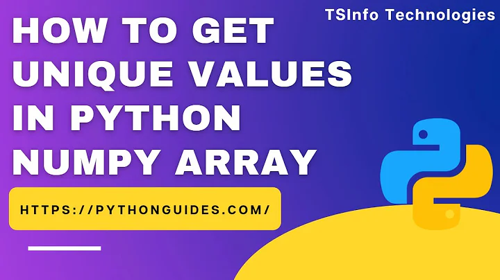 How to get unique values in NumPy Array Python | Python NumPy Unique