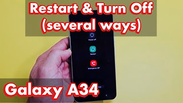 Galaxy A34: How to Restart & Power Down (several ways)