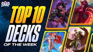 TOP 10 BEST DECKS IN MARVEL SNAP | Weekly Marvel Snap Meta Report #204