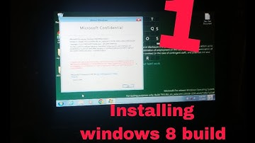 installing windows 8 build 7955 beta part 1