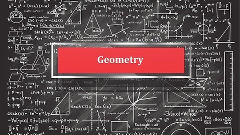 APPLICATION OF GEOMETRY IN REAL LIFE (MAT123 Assignment)