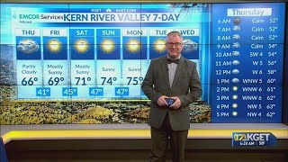 Cooler temps Thursday before weekend warm up arrives