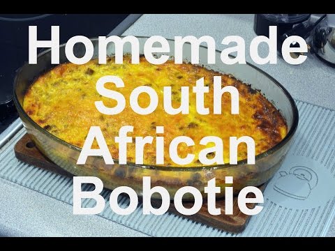Homemade South African Bobotie