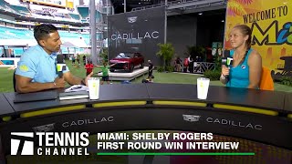 Famous Shelby Rogers Earns First Win as Married Woman | Miami 1R Profile