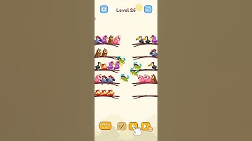 Bird Color Sort Puzzle level 26