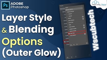 Layer Style or Blending option in Photoshop (Outer Glow) - Part II | Photoshop Tutorial #28