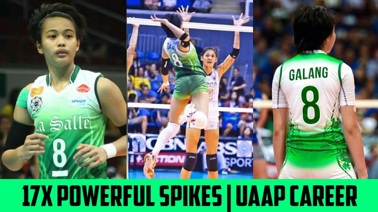 Ara Galang 17x Powerful Spikes | Uaap Career