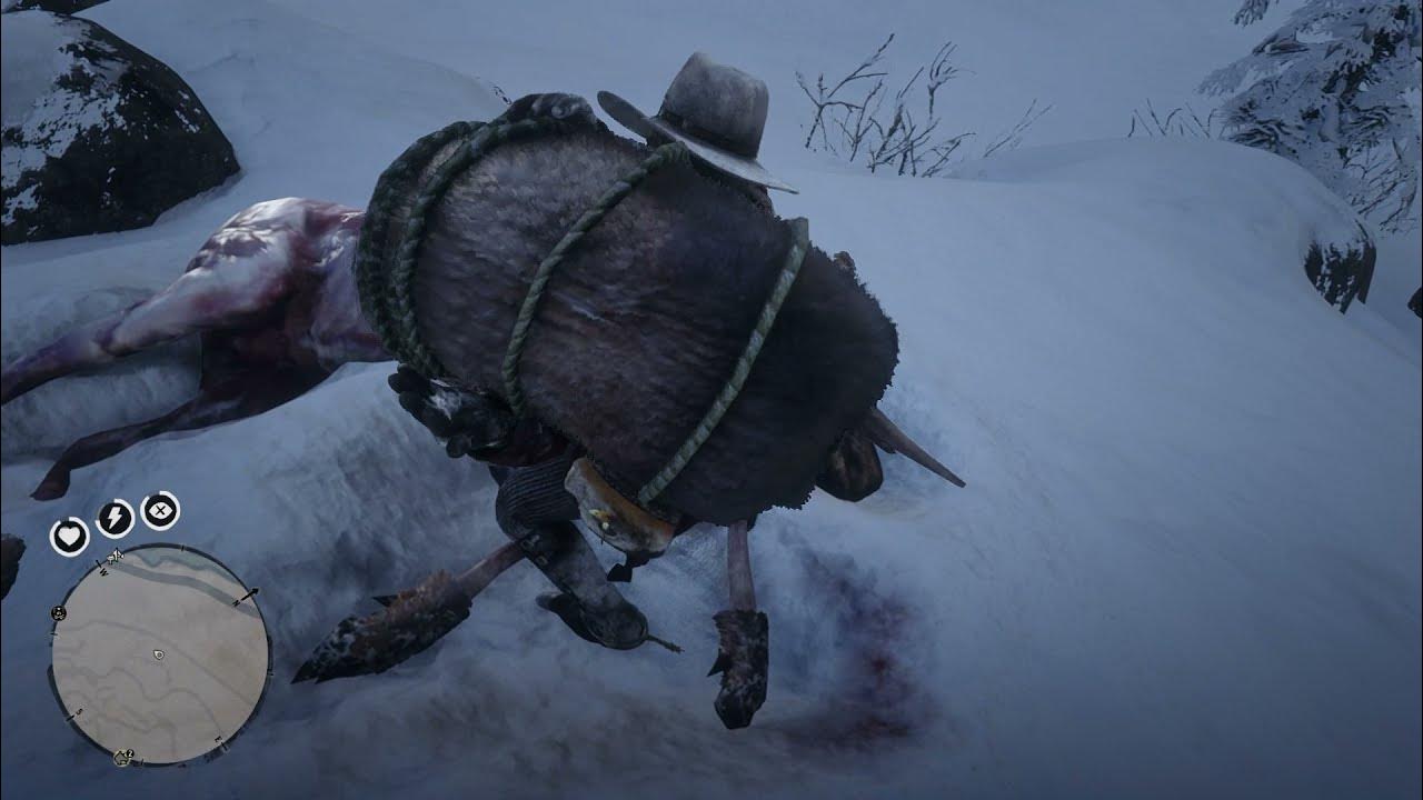 Red Dead Redemption 2 (rdr2) bull moose pelt (moose antler) location