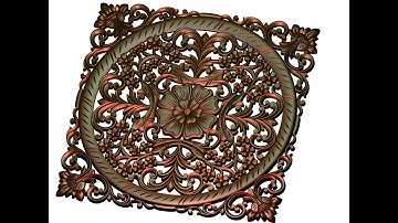 #how to make 3D mandala jali for window/headboard/ceiling in Artcam 2018#interior design#CNC Carving