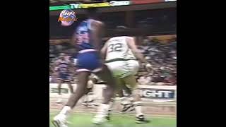 Patrick Ewing Monster Dunk on Kevin McHale! #shorts