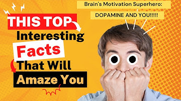 Fun Facts about the role of dopamine explained!!! Can Supercharge Your Motivation! MUST WATCH