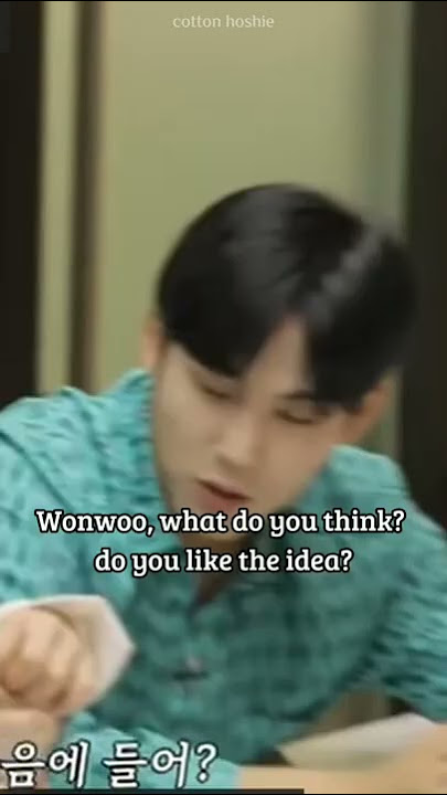 you think wonwoo is calm? then what is this...