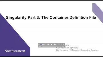 Singularity Part 3: The Container Definition File
