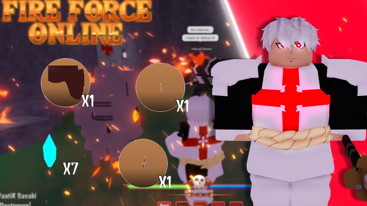 Noob To Pro As SHINRA KUSAKABE In Fire Force Online(Roblox) 