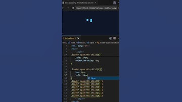 CSS Loading Animation 🔄 | Smooth Spinner Using Pure HTML & CSS | Day 18