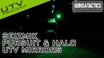 Seizmik Pursuit Night Vision and Halo LED UTV Mirrors