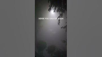Dense Fog #greaternoida #fog #clouds #viralvideo #samsung #samsungs23ultramoonzoom #song #music