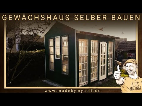 Video: Gewächshaus aus alten Fenstern – Wie man ein Gewächshaus aus recycelten Materialien baut