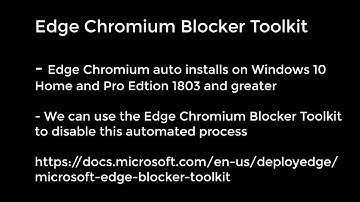 Windows 10- Prevent Edge Chromium from Auto Installing