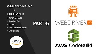 Webdriverio V7-Cucumber-Part-6 (AWS Codebuild,S3  Report,Docker,Selenium Grid)